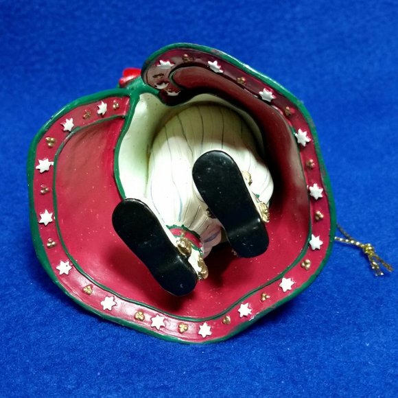 Thomas Kinkade Old World Santa Christmas Journey's End Santa Ornament Pre-Owned - Picture 8 of 10